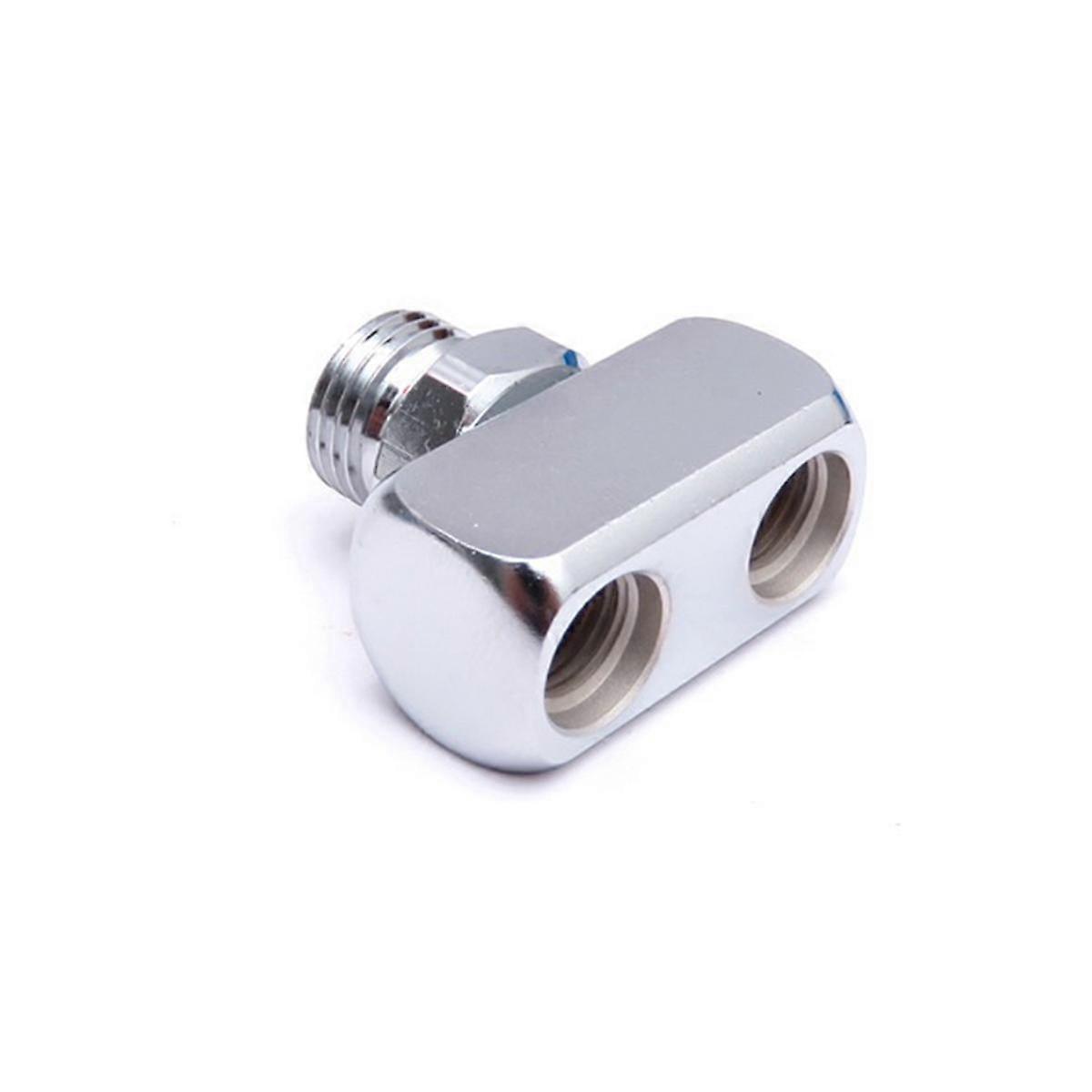 Diving Regulator Connected to Bcd3-Way Tee Connector 1X9/16-18 2A UNF to 2X3/8-24 UNF