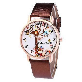 Christmas Fashion S^imple Belt Watch Dial Ladies Quartz Christmas Watch