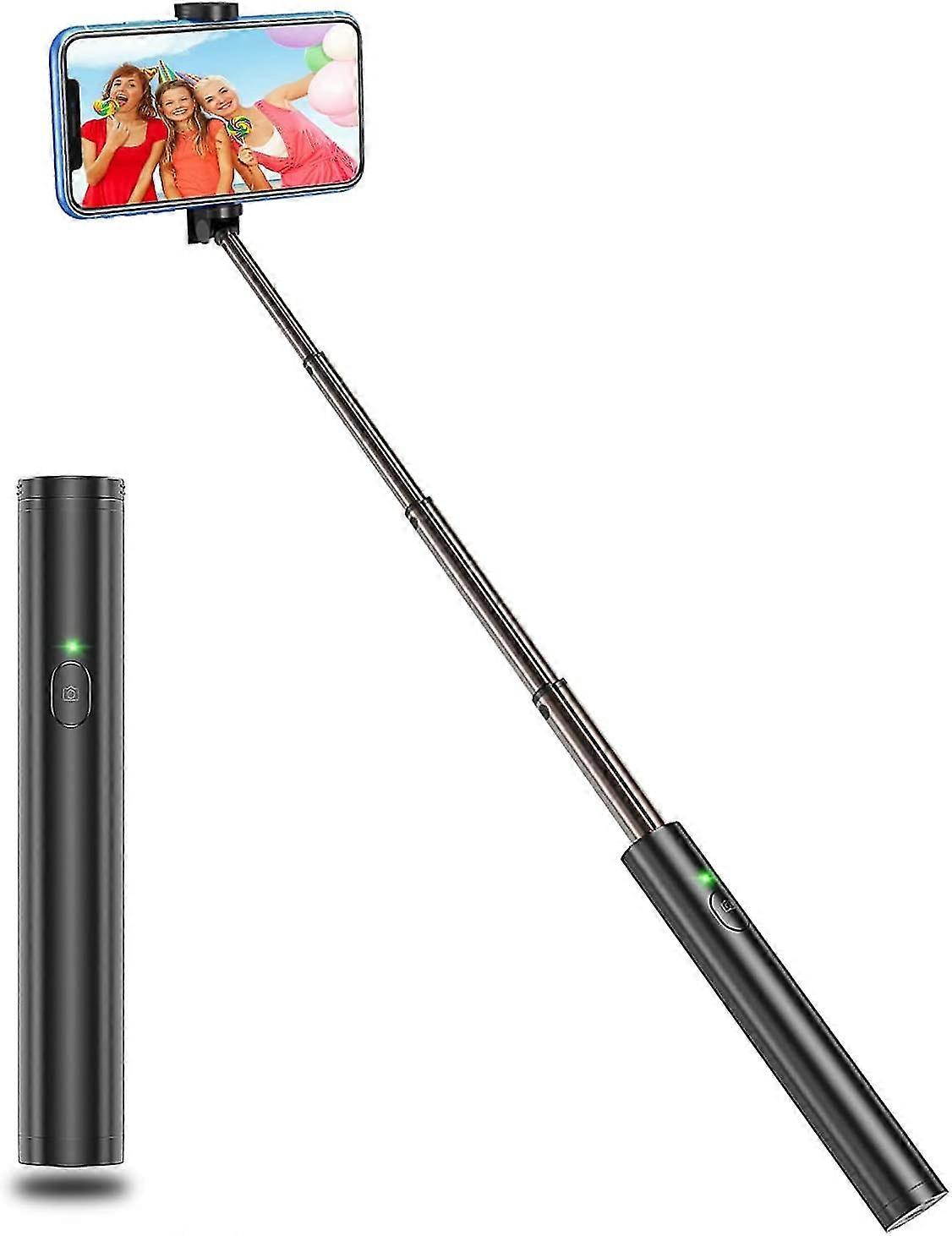 Selfie Stick Bluetooth, Lightweight Aluminum All In One Extendable Selfie Sticks Compact Design, Compatible With Iphone 13/13 Pro Max/12 Pro/12/11 Pro