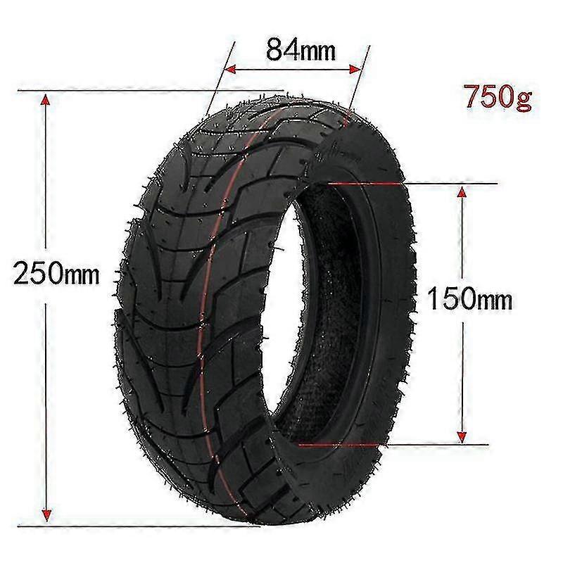 10 Inch Pneumatic Tyres 80/65-6 Compatible With Electric Scooter E-bike 10x3.0-6