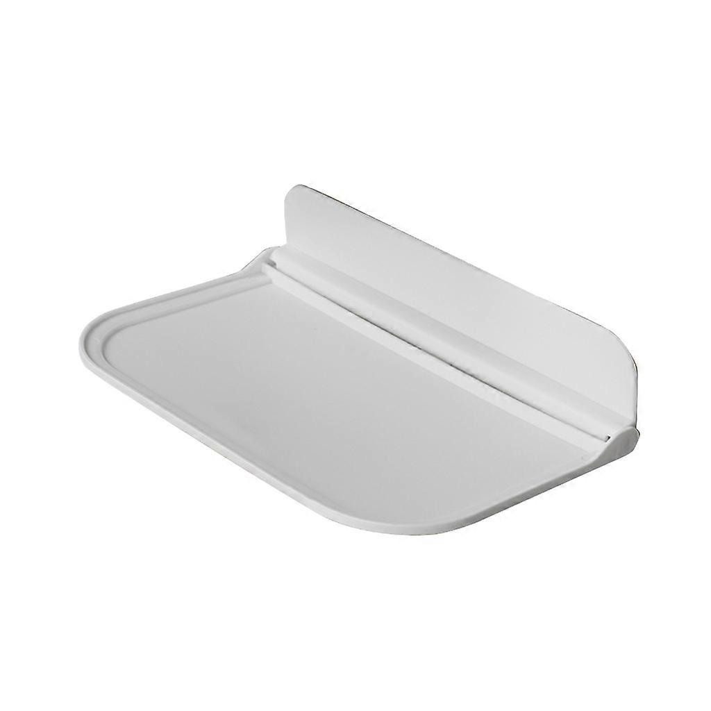 Foldable Plastic Shelf Stick on Wall for Bathroom Many Place Extra Storage