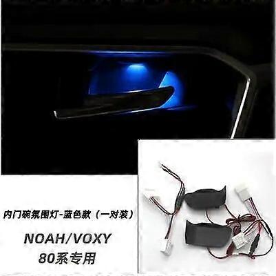 2pcs door handle bowl lamp for noah 80 LED atmosphere light for voxy 80 series 2016 2017 2018 2019 harrier xu60