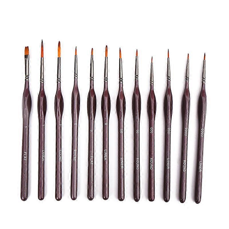 Detail Brushes Set 12pcs