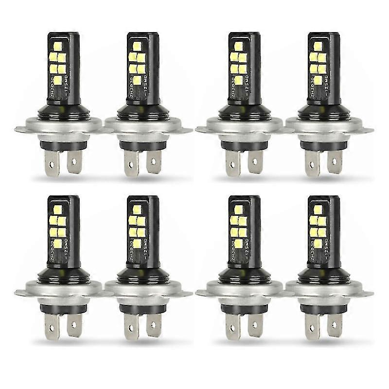 1/2/4/8x H7 بقيادة لمبة المصباح كيت عالية منخفضة شعاع 220 واط 60000lm سوبر مشرق 6000k أبيض