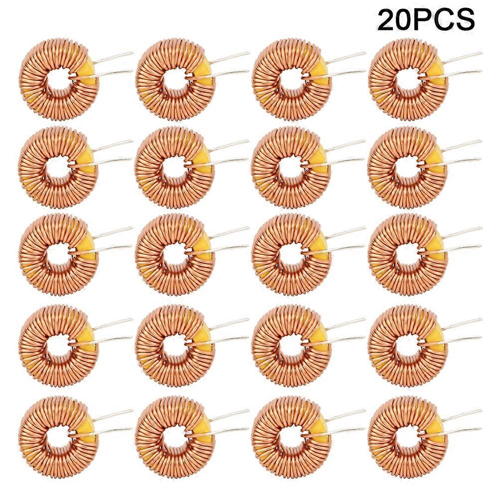 20Pcs Toroid Inductor Wire High Quality Copper Coil for PCB Circuit Board 100UH 0.6mm
