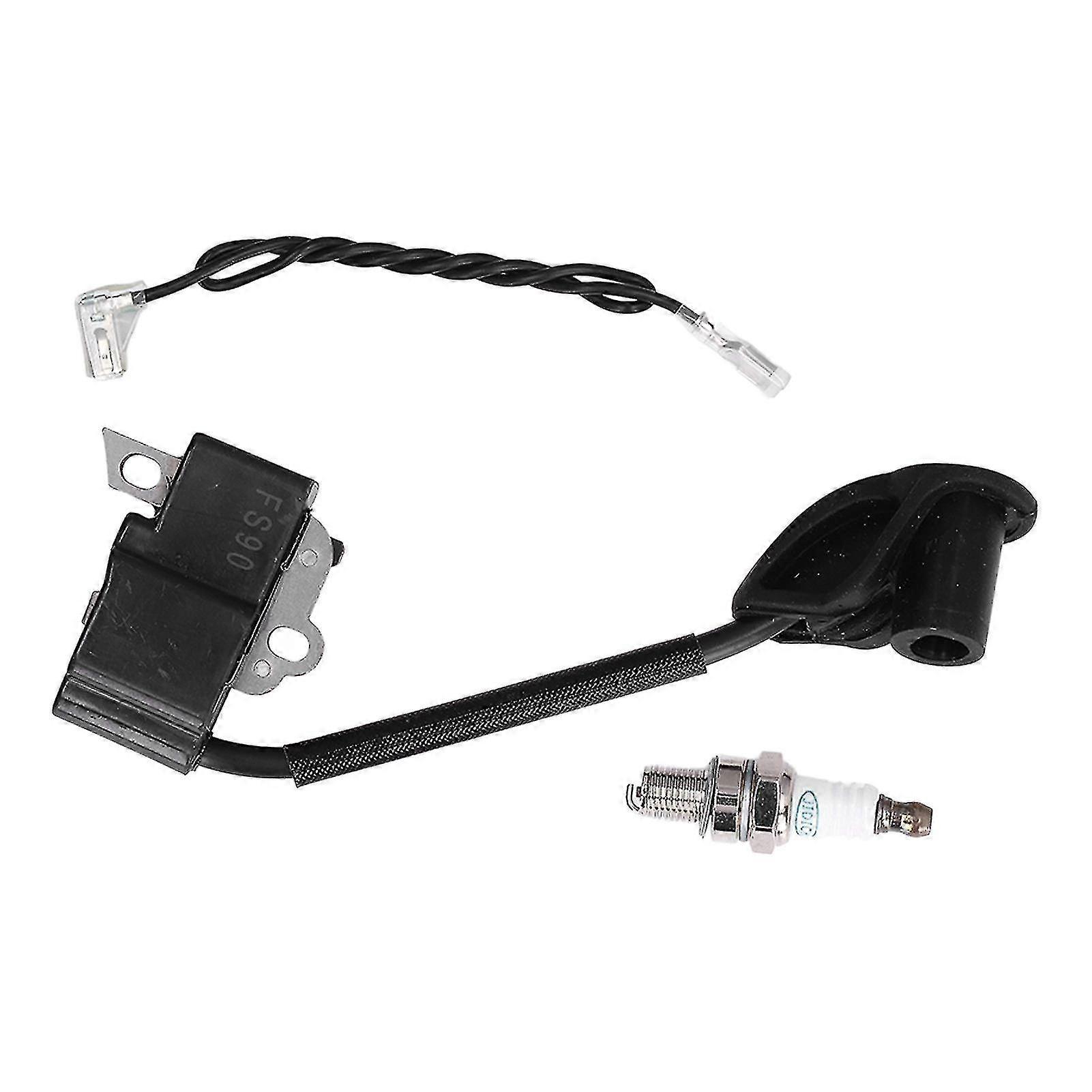 Ignition Coil Module Spark Plug Fit Replacement For Stihl Fs90r Fs110r Fs110 Lawn Mower Trimmer
