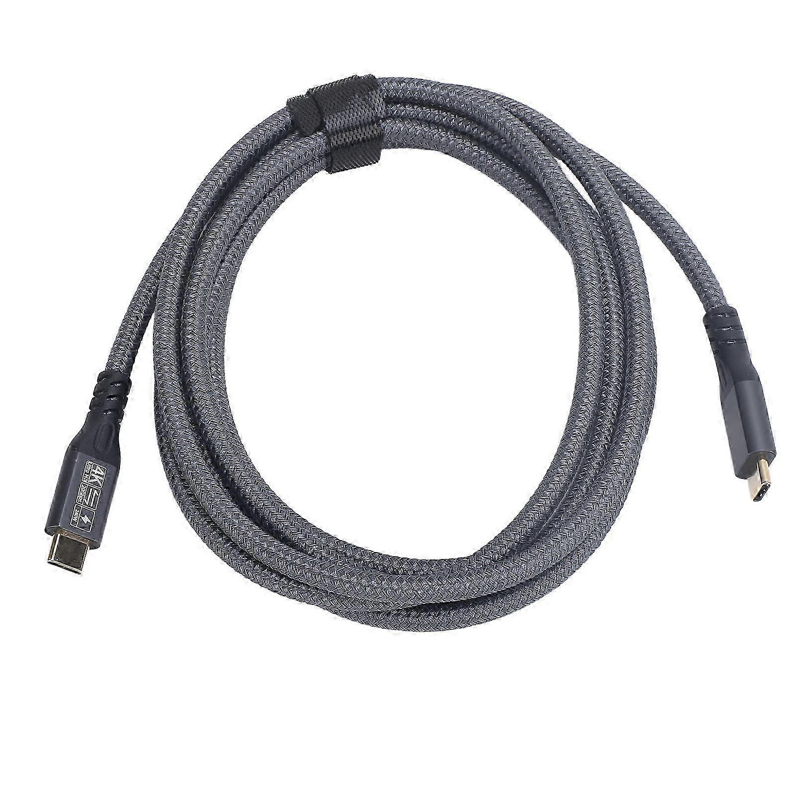 USB C to USB C Cable Support 20Gbps Data Transfer 240W Fast Charging 4K 60Hz Video Output USB C 3.2 Gen 2 Cable 2m / 6.6ft