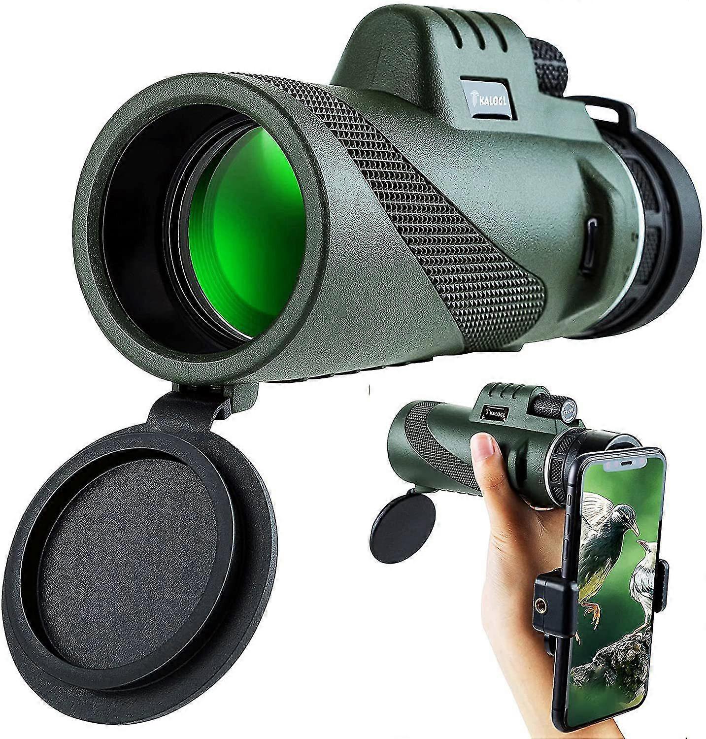 スマートフォンホルダーと三脚単眼望遠鏡HDデュアルフォーカス付き高精細単眼望遠鏡