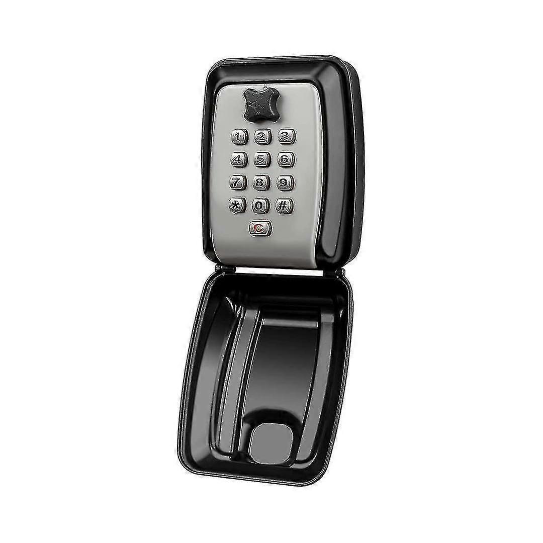 Waterproof Key Safe Box Wall-mounted Key Box Outdoor Key Box Safe Key Box Wall-mounted Key Safe Box-share Access To Your Keys Safely Black 1
