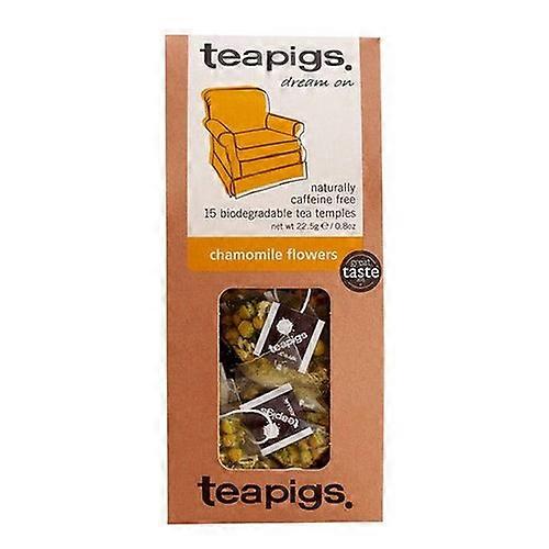 خنازير الشاي زهور البابونج دريم على الشاي ، 15 كيس (علبة من 6)