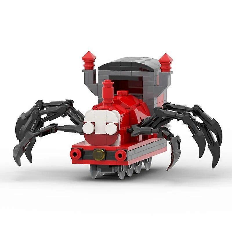 Choo-Choo Charles Bus Eater Building Blocks Set Horrors Game Spider Train Figures Car Bricks Toy For Children Xmas Gift
