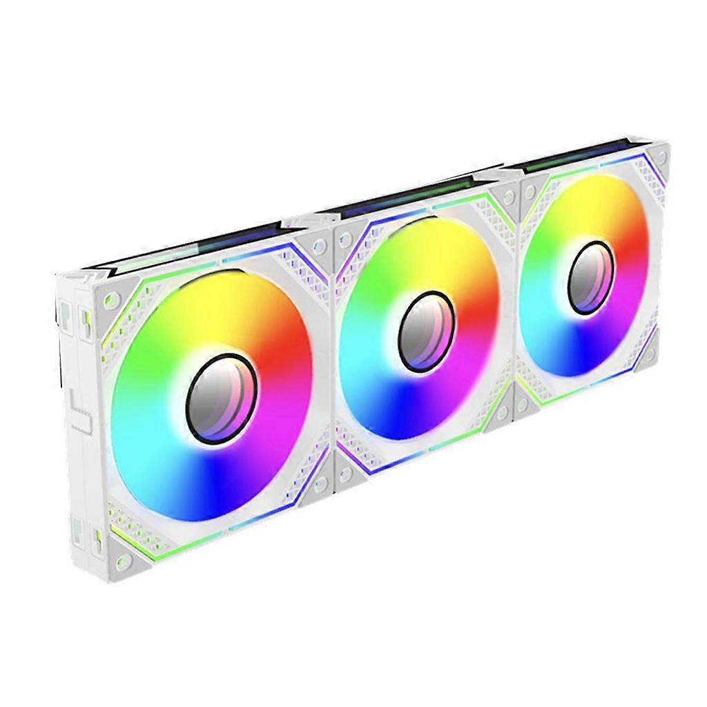 3PCS Inteligentní Teplotně Řízené ARGB 3Pin LED Ventilátory CPU PWM Tiché 4Pin