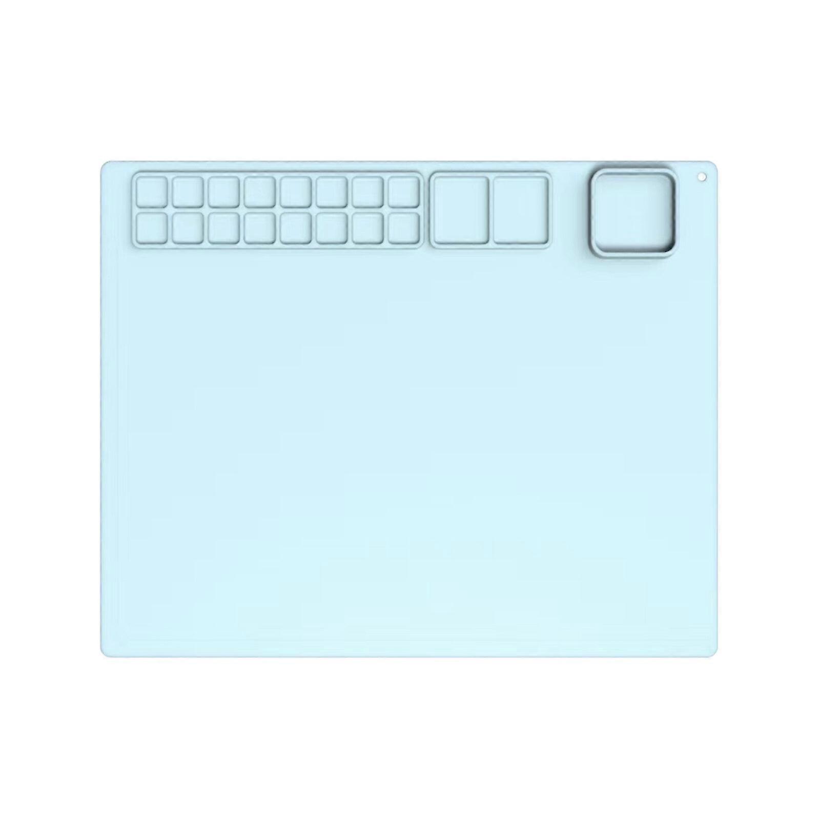 Silicone Peinture Pad Art Mat Outil Multicolore Facile À Nettoyer 510 X 410 X 1.5mm Lavable Unique Bricolage Dessin Set De Table