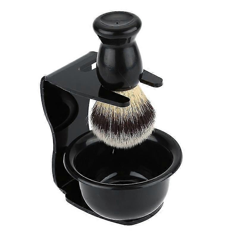 Nylon And Acrylic Brush Set For Shaving-c