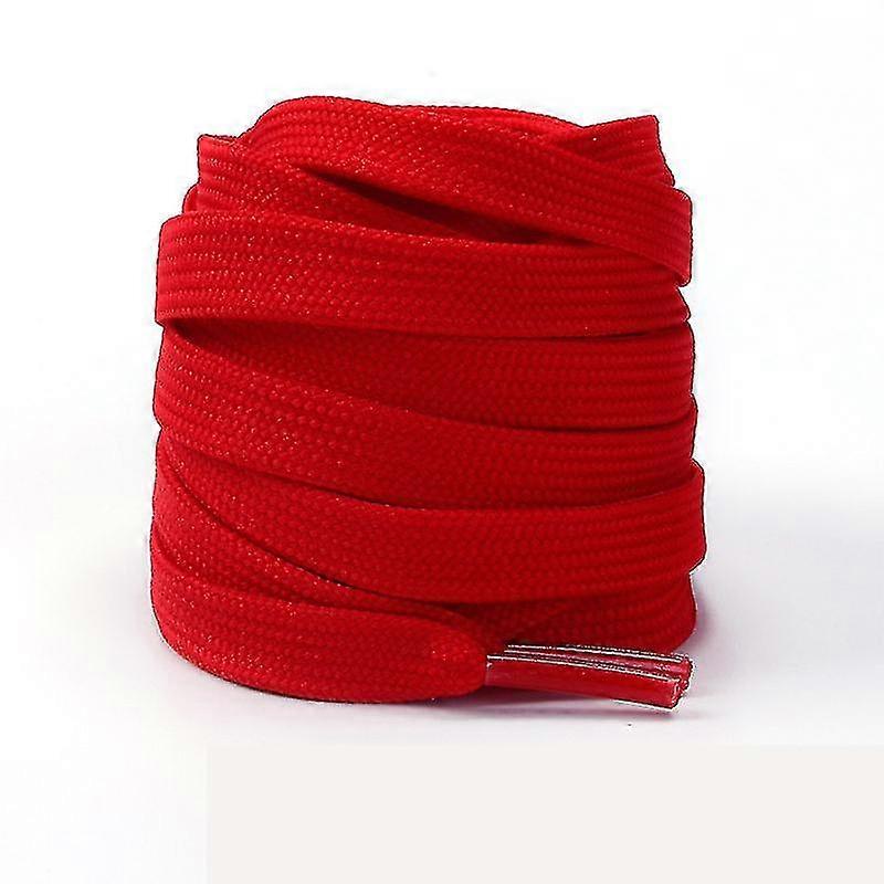 2 Pairsflat Trainers Shoelace, 8mm Wide Shoe Lace For Sneakers, Replacements For Athletic Sport Shoelaces-c