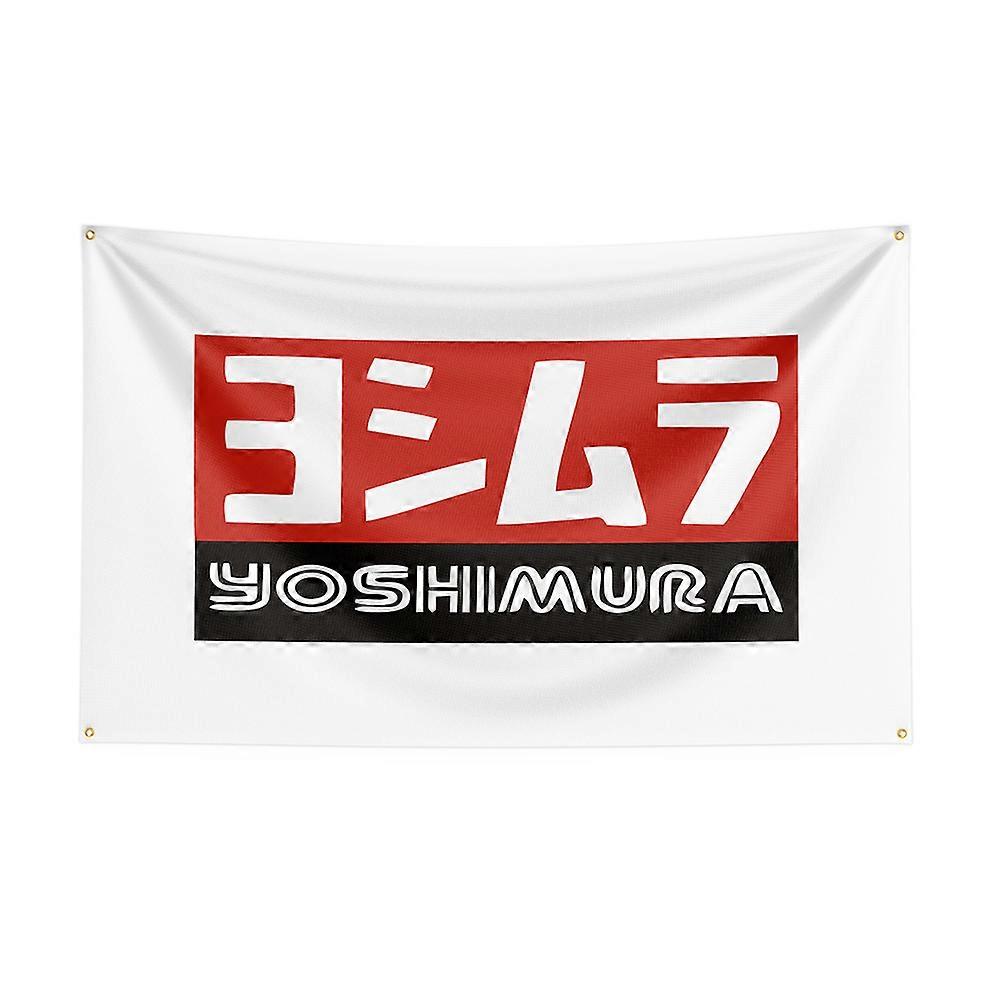 3x5 Support Customization Yoshimura Flag Polyester Printed Motorcycle Accessories Banner For Decor
