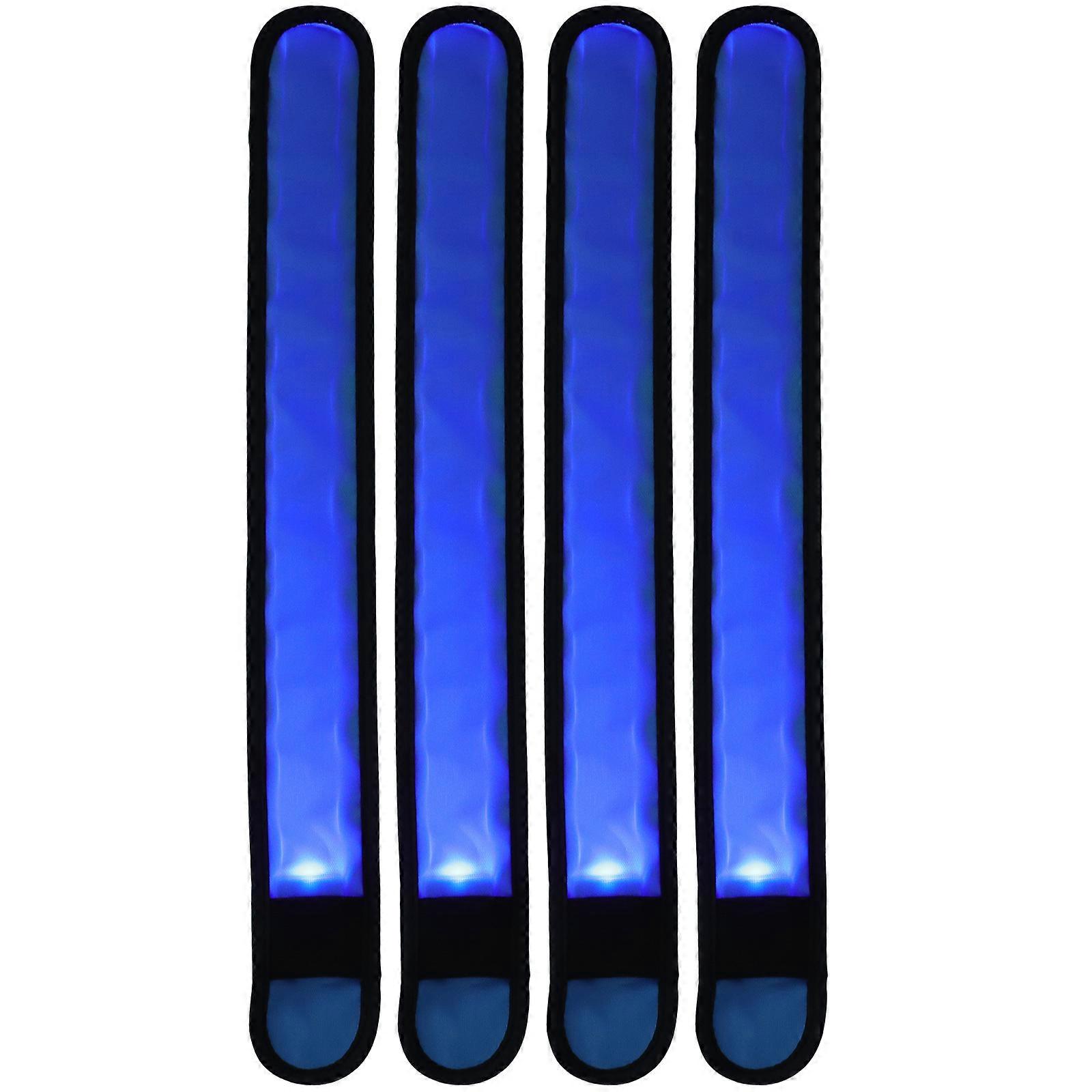 4pcs乗馬馬レッグベルトLED馬レッグバンドパーツ乗馬アクセサリー屋外ホースライダーホースレッグストラップ乗馬用品