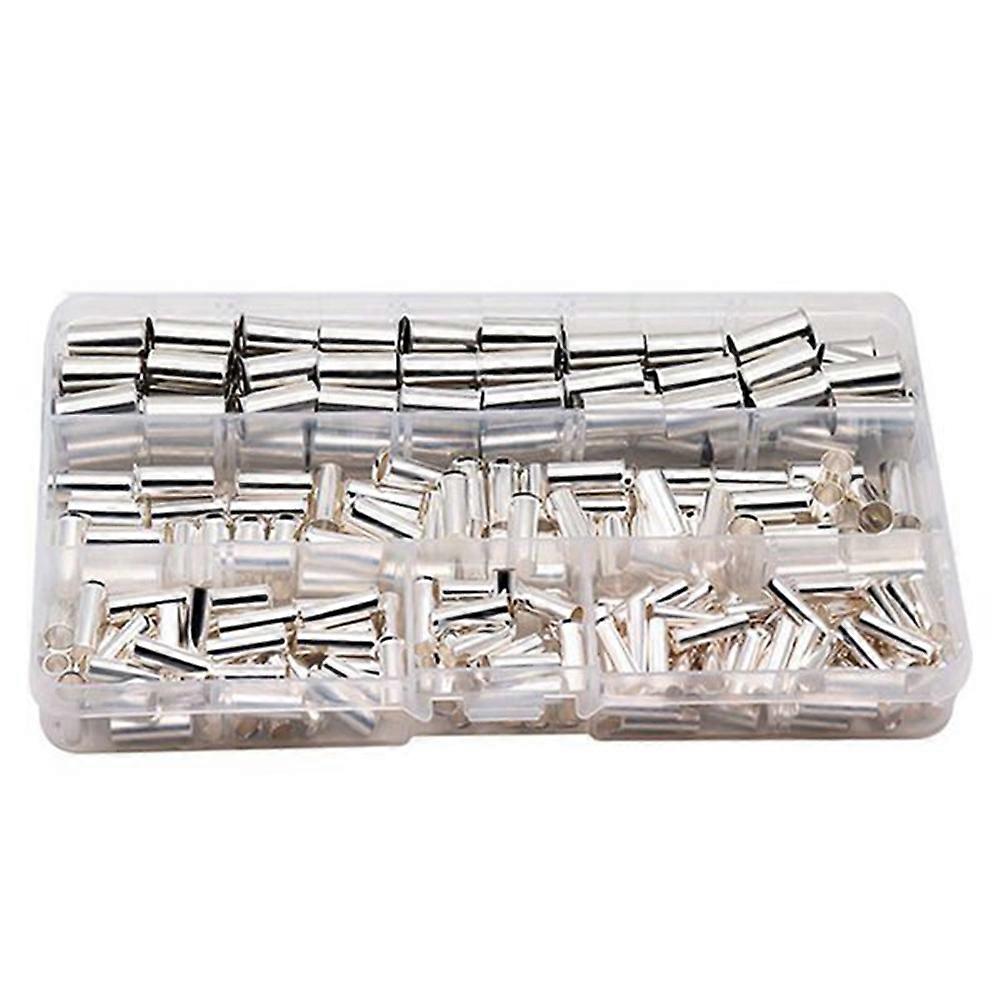 240PCS Wire Copper Crimp Fitting Ferrules,AWG 4,6,8,10 Non Insulated Cable Housing Ferrule Pin Cord