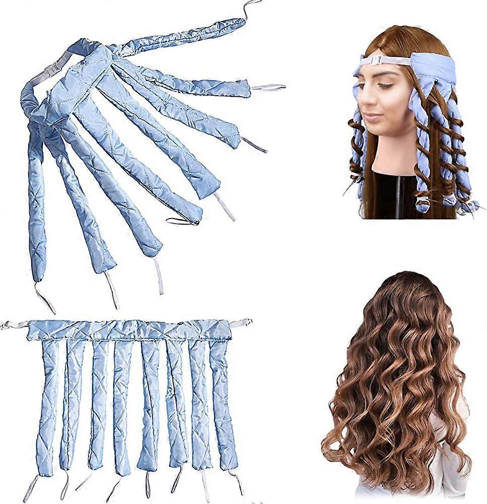 רצועת תלתלים, גלילי שיער לילה, גלילי שיער תמנון, תלתלים ללא חום מתנה