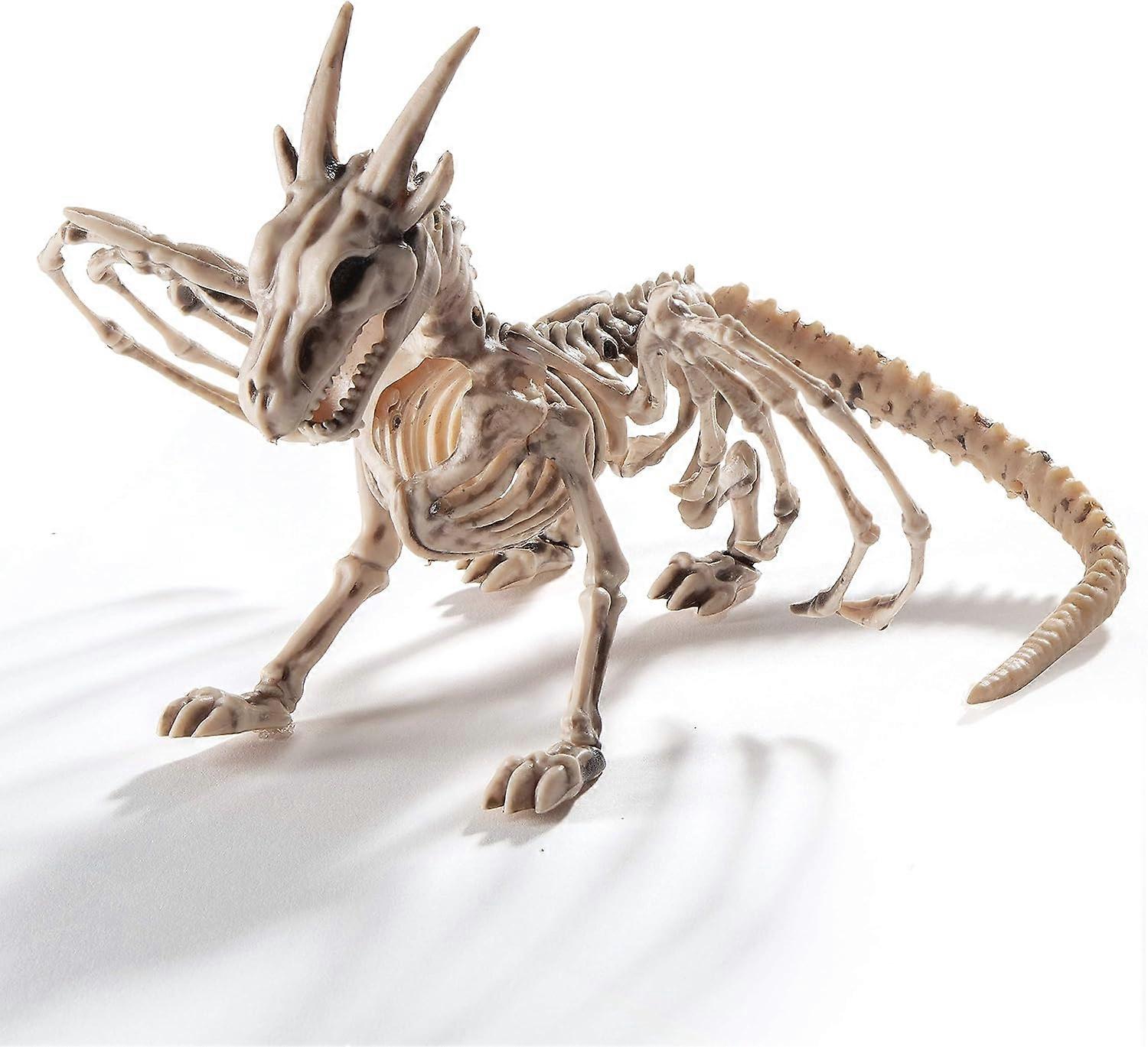 Prextex Dragon Skeleton Bone White Halloween Decorations