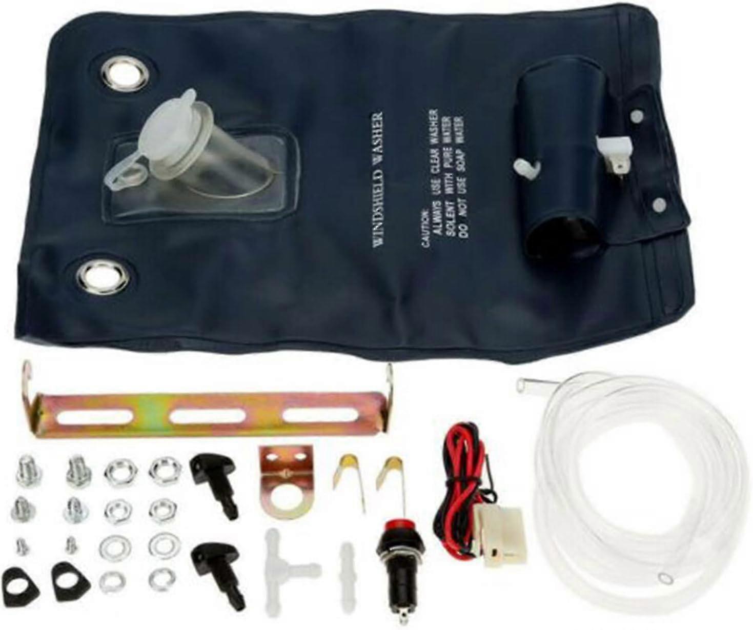 Windscreen Washer Bag With Pump For Car Universal Windshield Washer Pump Windshield Washer Reservoir With Pump