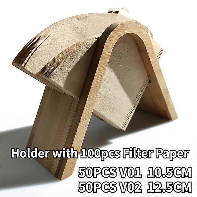 מחזיק מסנן קפה, למעמד אחסון מתקן נייר מסנן קפה V60 לטפטוף ידני