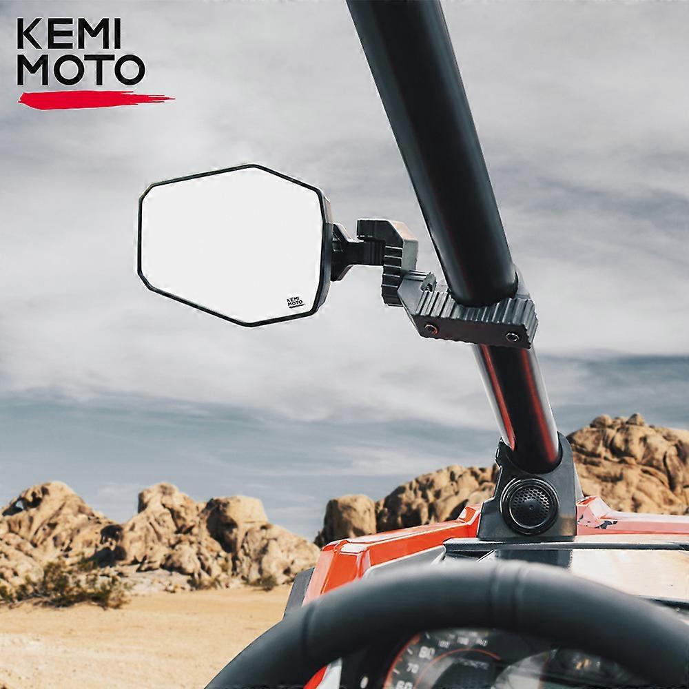 1.65" 1.75" 1.875" 2"  Side Mirrors  UTV Compatible with Polaris RZR for Can-Am Maverick X3 for Cf moto for Arctic Cat