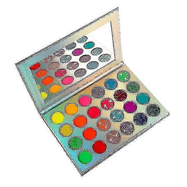 Glow Eyeshadow Stage Clubbing Makeup Kit In Blacklight Uv Glow In The Dark|eye