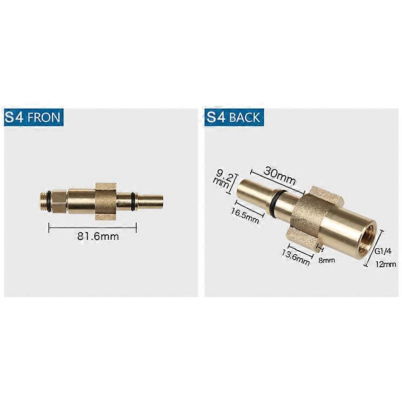High Pressure Soap Foamer Snow Foam Lance Foam Cannon Foam Gun Nozzle Car Clean Foam Wash Foam Generator for Karcher Car Washer