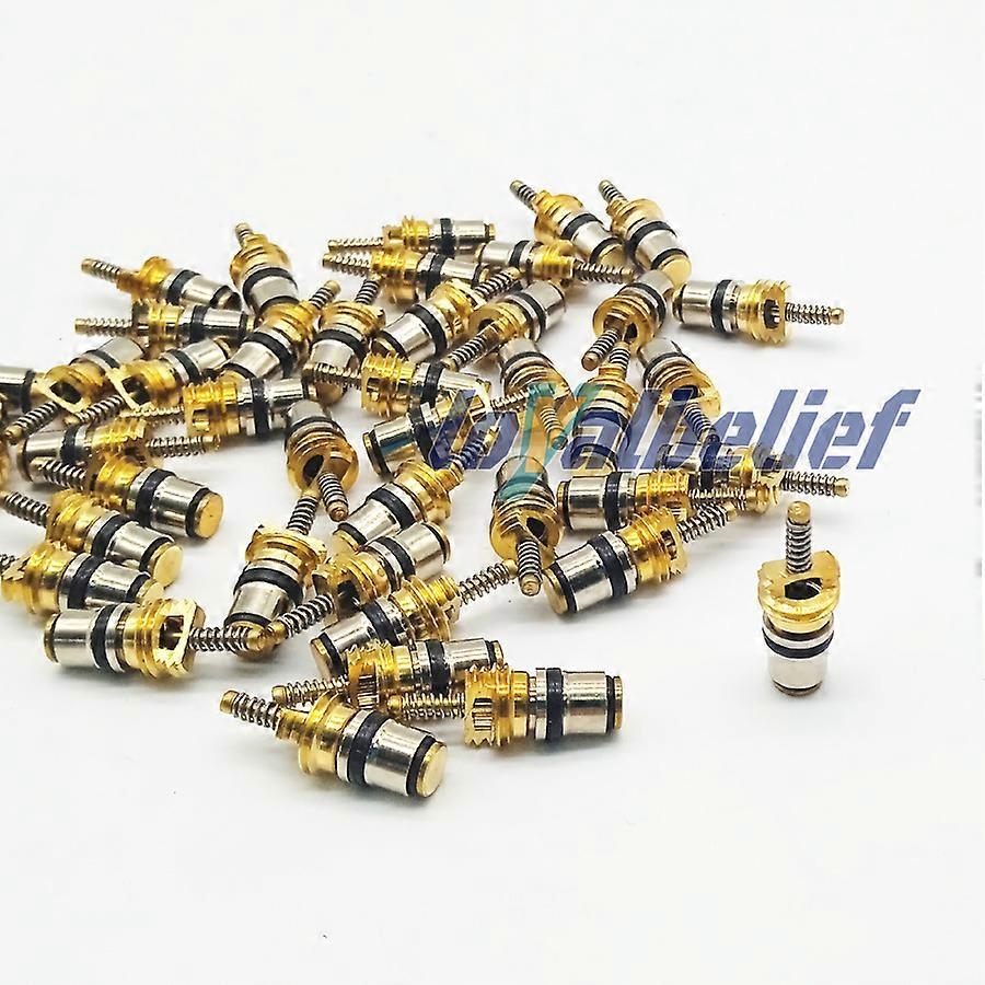 Car Interior 10/100pieces Air Conditioning Charge Cold Medium Interface Valve Core For Peugeot Air-conditioning Installation