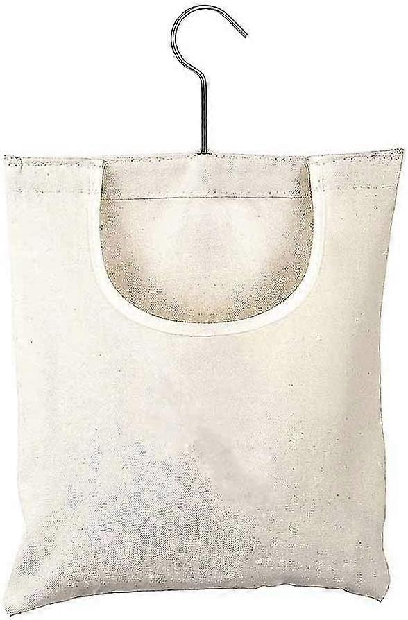 Clothespin Storage Bag, Can Hold 100 Medium Clothespins, Durable Canvas Material