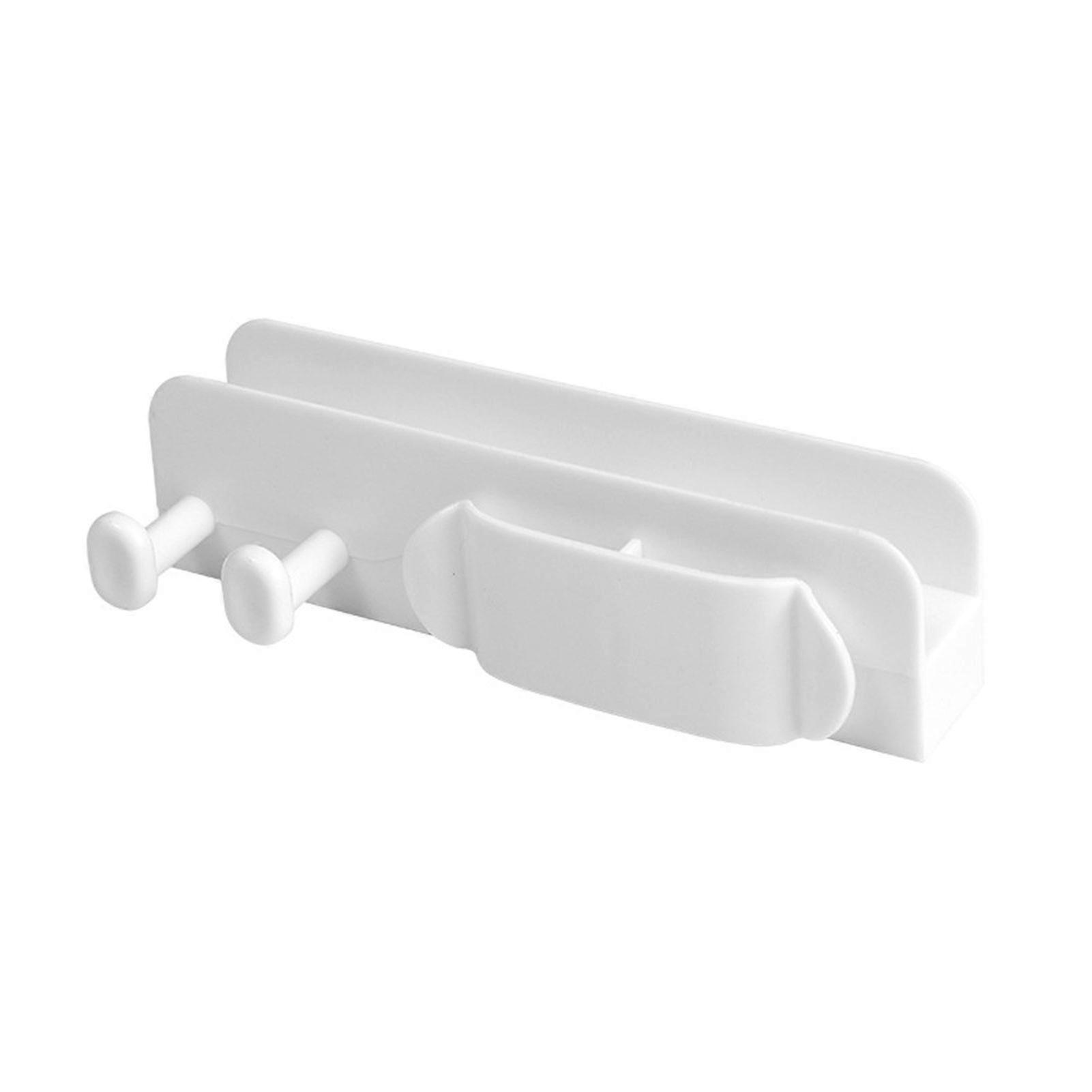 2pcs Phone Cord Wall Organizers 2 In 1 Multi-purpose Holders For Usb Cable Power Cord Wire Plug