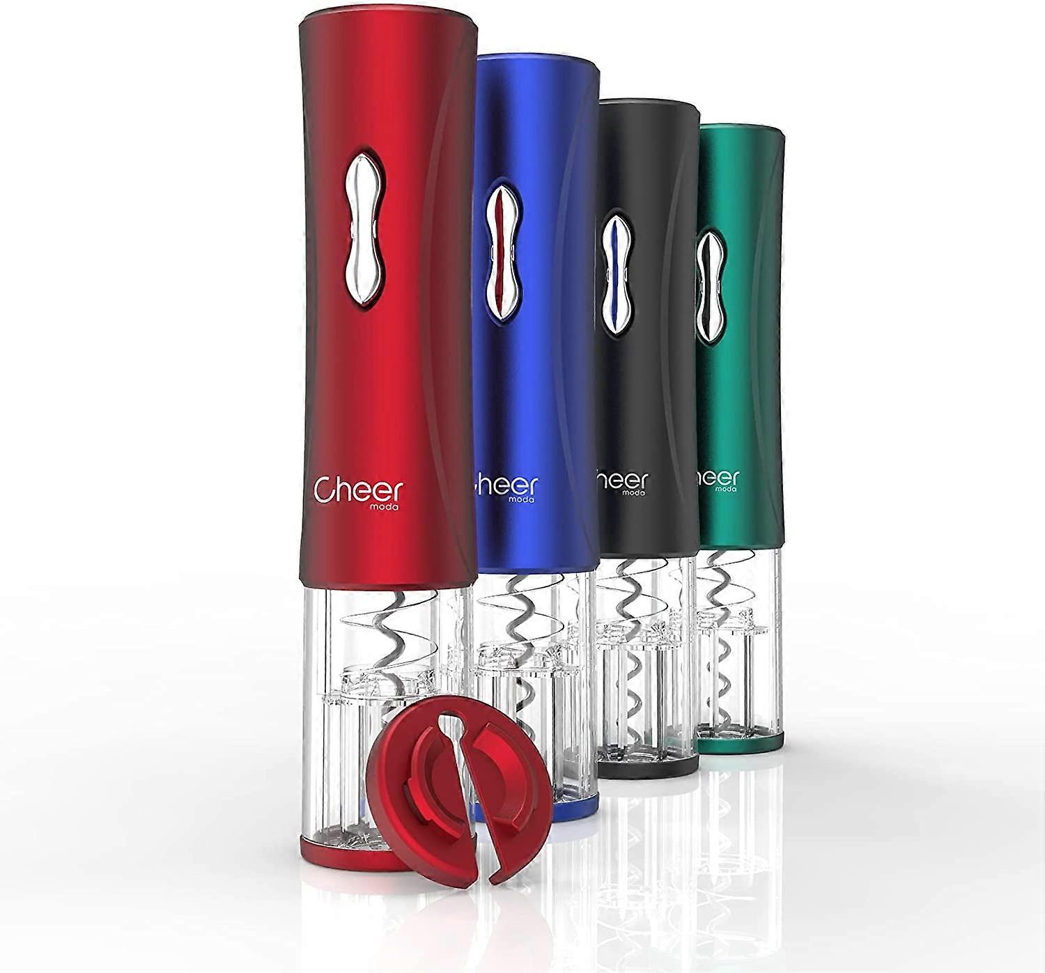 Wine Opener,Electric Wine Bottle Opener Corkscrew,Wine Opener with Foil Cutter, 6AA Battery Powered Cordless