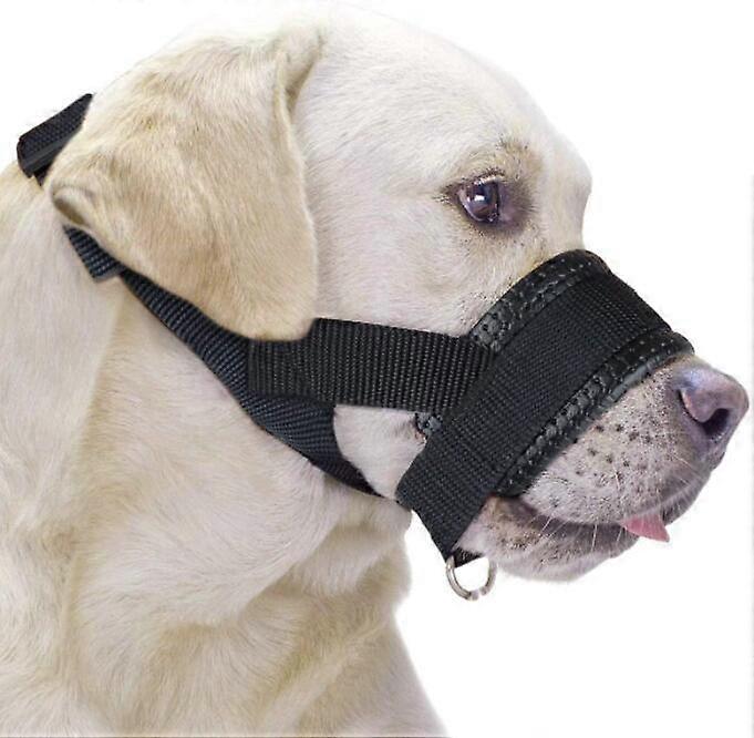 Dog Muzzle, Dog Mouth Cover Adjustable with Reflective Strip for Night