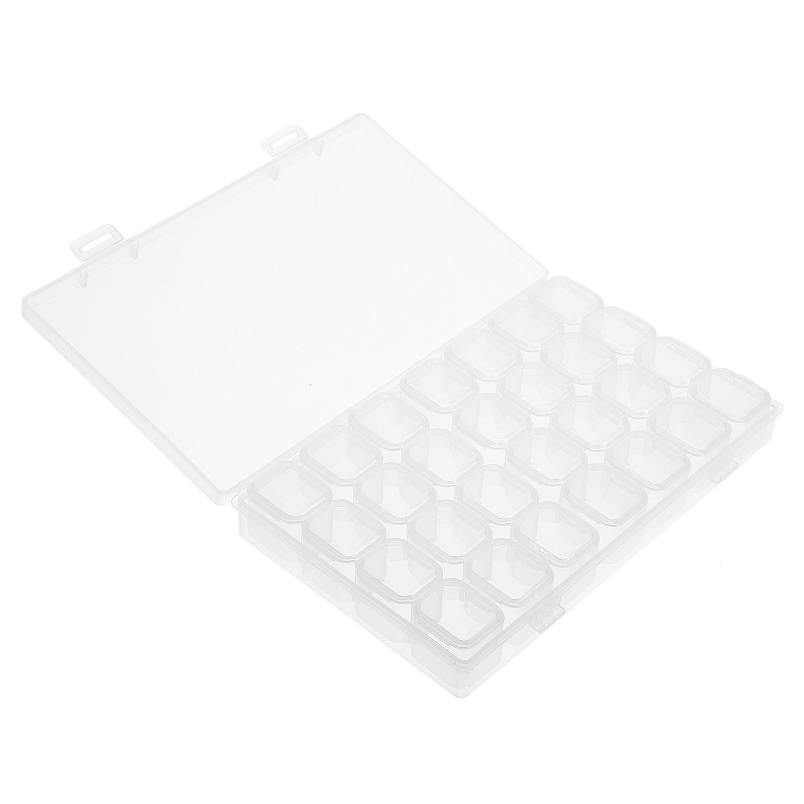 Miniature Storage Case Jewelry Box Plastic Container Case Jewelry Storage Display Container Nail Diamonds Storage Box