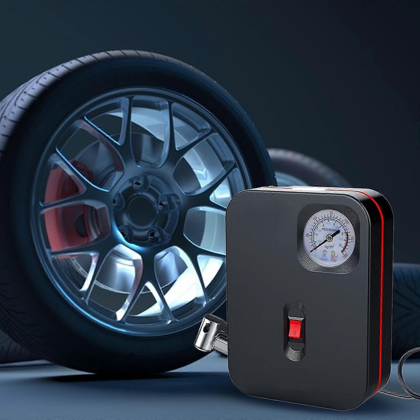 Portable And Handheld Tire Pressure Measuring High-power Blast Pump With LED Indicator For Automobiles