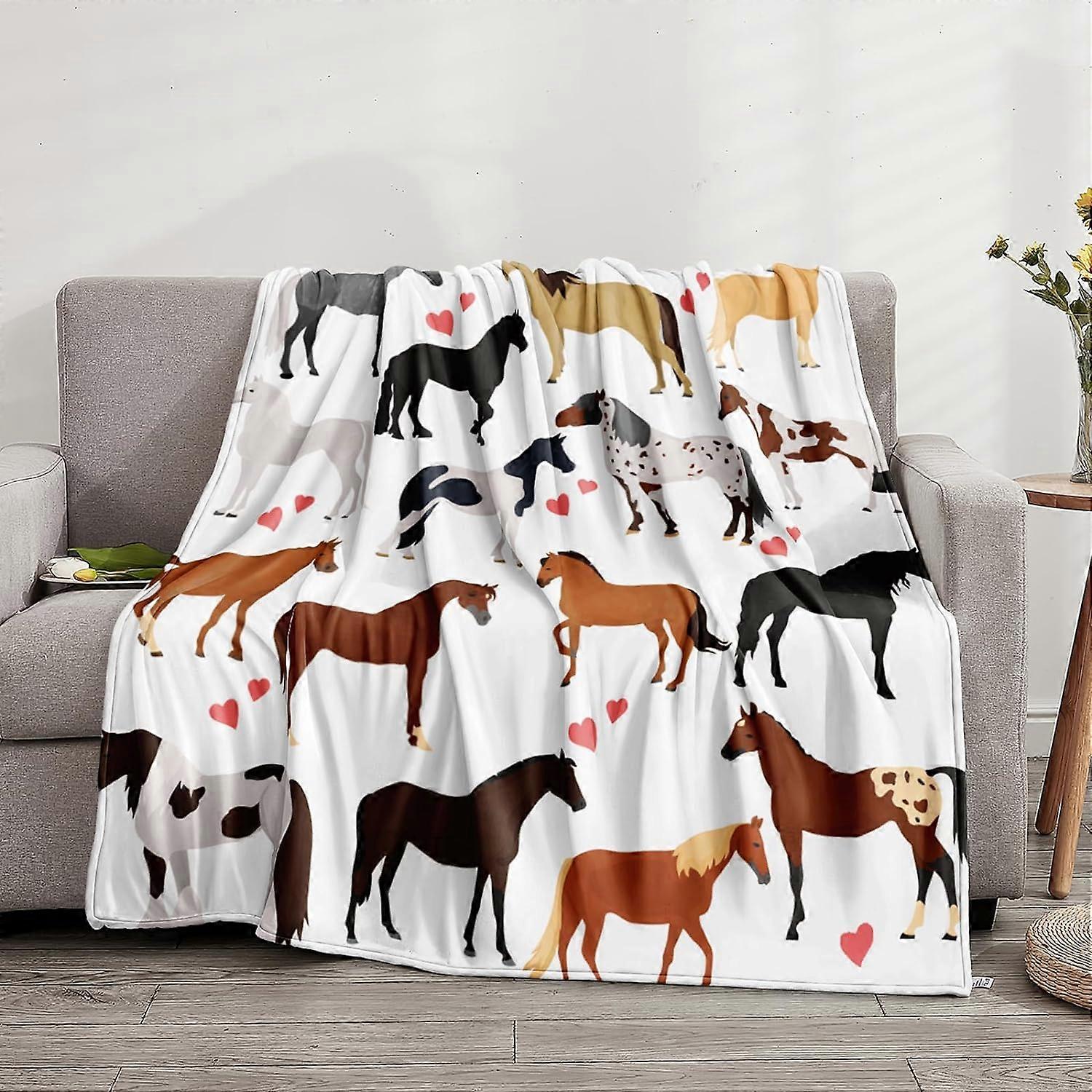 Halloween Blanket Cute Pumpkin Witch Ghost Pattern Halloween Throw Blanket for Couch Sofa Bed Soft Lightweight Plush Blanket Halloween Room Decor (Pum