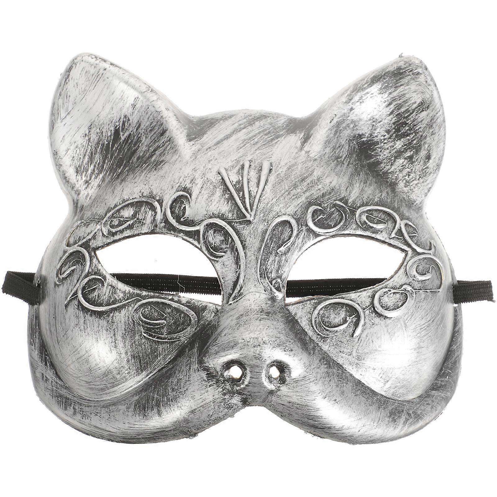 Fox Mask Retro Half Face Decorative Mask Carnival Mask Prop Halloween Mask