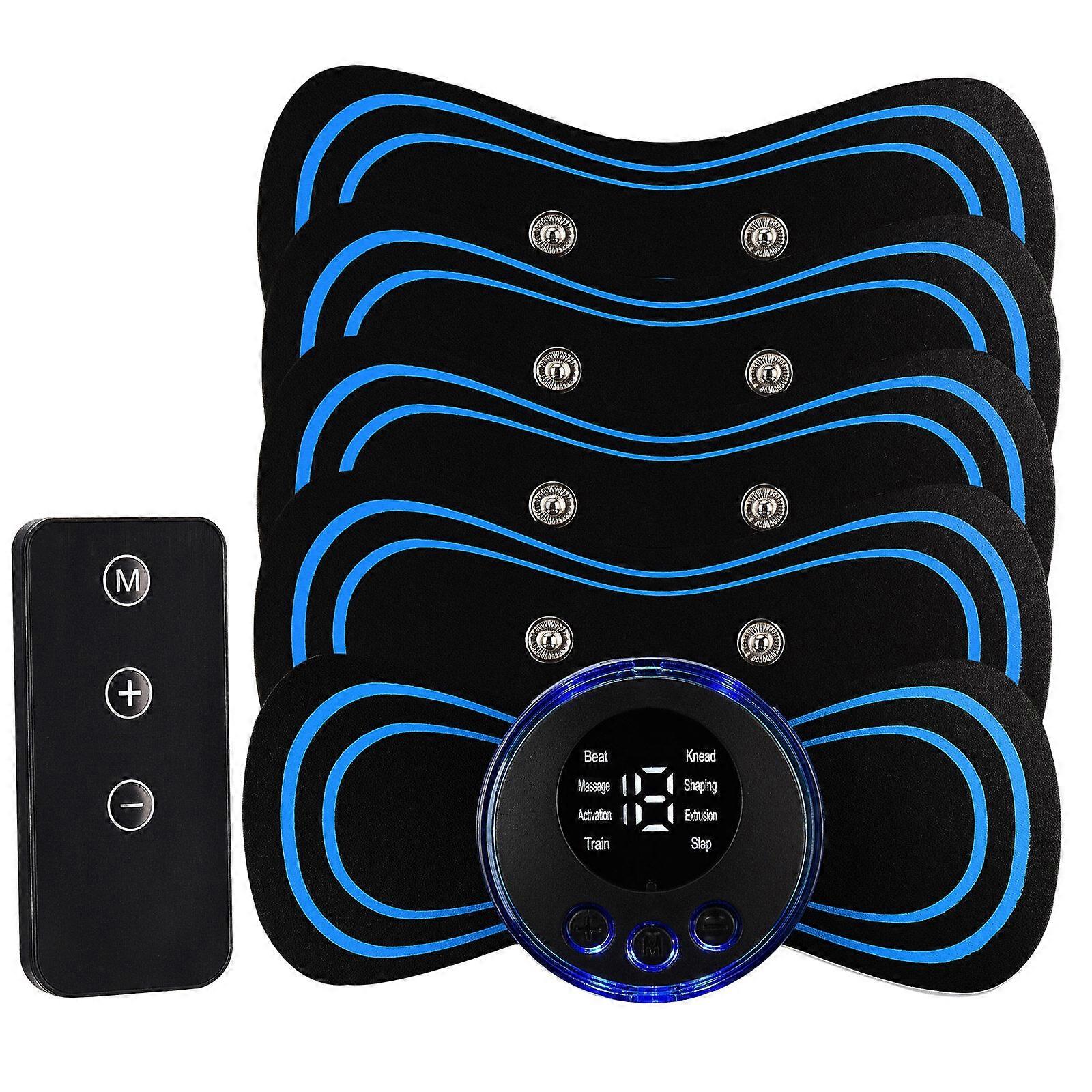 2023, bærbar elektrisk ems nakke tilbage massager cervikal massage patch relief smerter