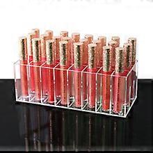 Lipgloss Stand 24 Steckplätze Lippenstift Box Display Stand Sonstiges Aufbewahrungsbox Kosmetik Make-up Lagerung Ra
