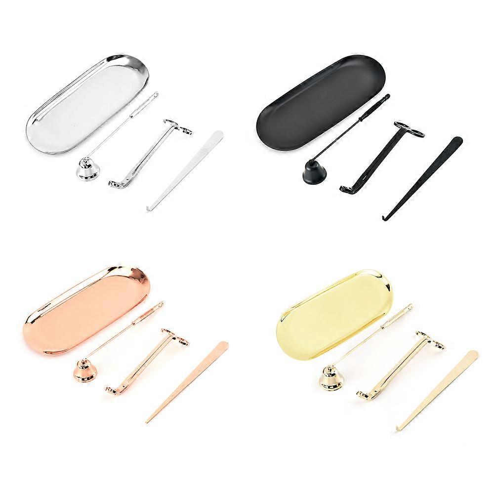 Nový přírůstek Candle Wick Trimmer Set of 4 Cutter Dipper Snuffer Care Kit Příslušenství Dárky Hot