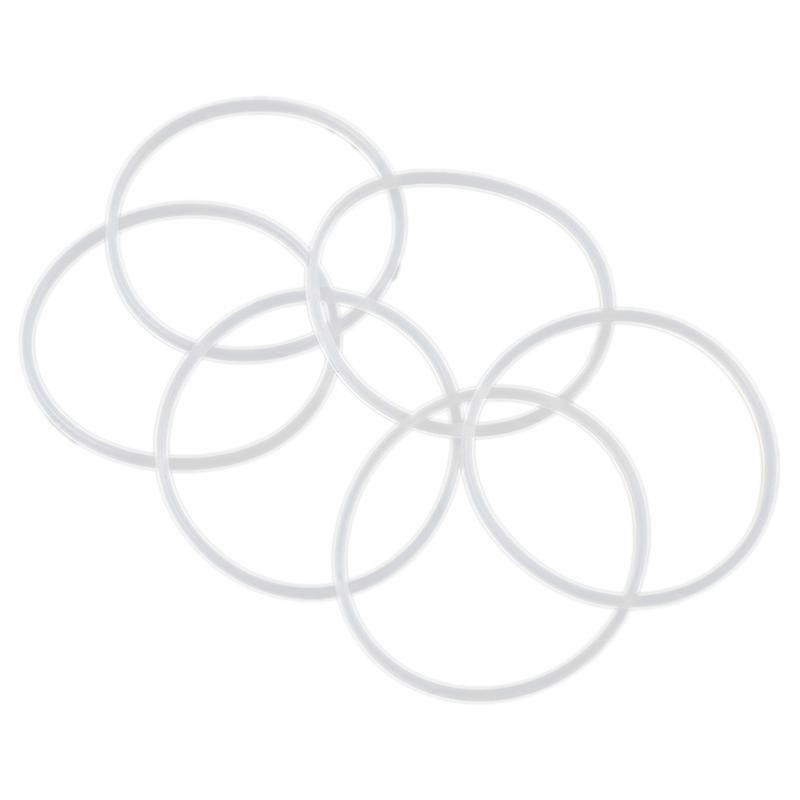 AD-New Replacement Gaskets Rubber Seal Ring for Magic Blender Flat/Cross 6 Pack