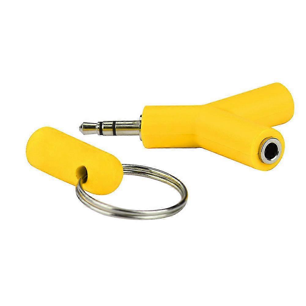3,5-mm-Y-Splitter-Stecker-zu-Dual-Buchse-Audio-Kopfhörer-Mikrofon-Adapter-Konverter