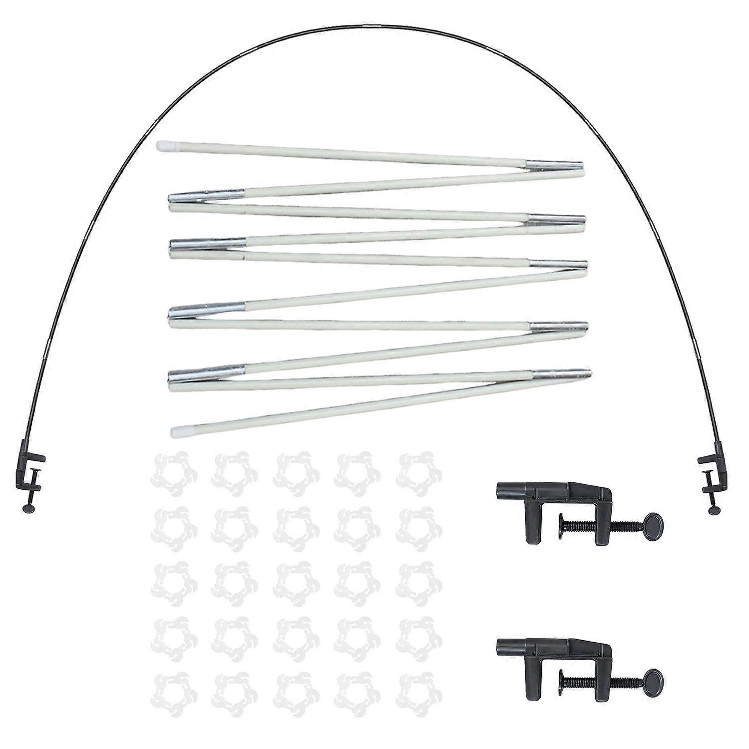 1 Set Balloon Display Stand Support Frame Balloon Arch Frame with Metal Clips Table Balloon Garland