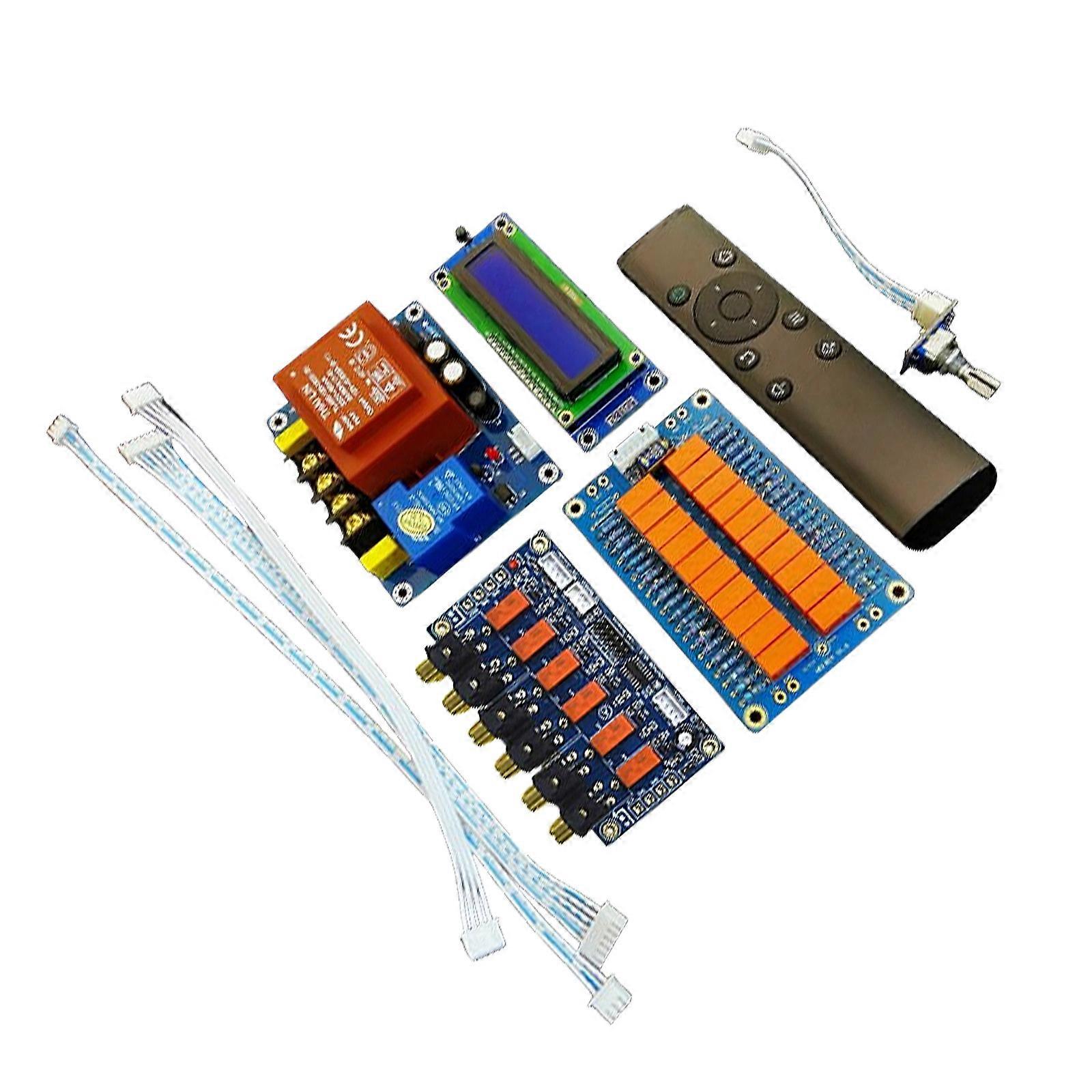 Hifi Remote Relay Volume Control Board Passive Preamp Board Audio Input Choose