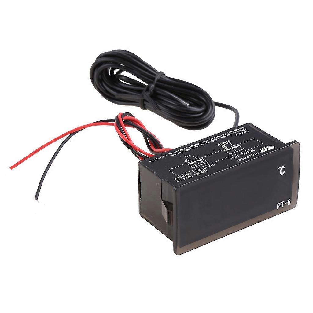  Varm 12V Bil LED Digital Termometer Temperaturmåler Probe -40 ~ 110C