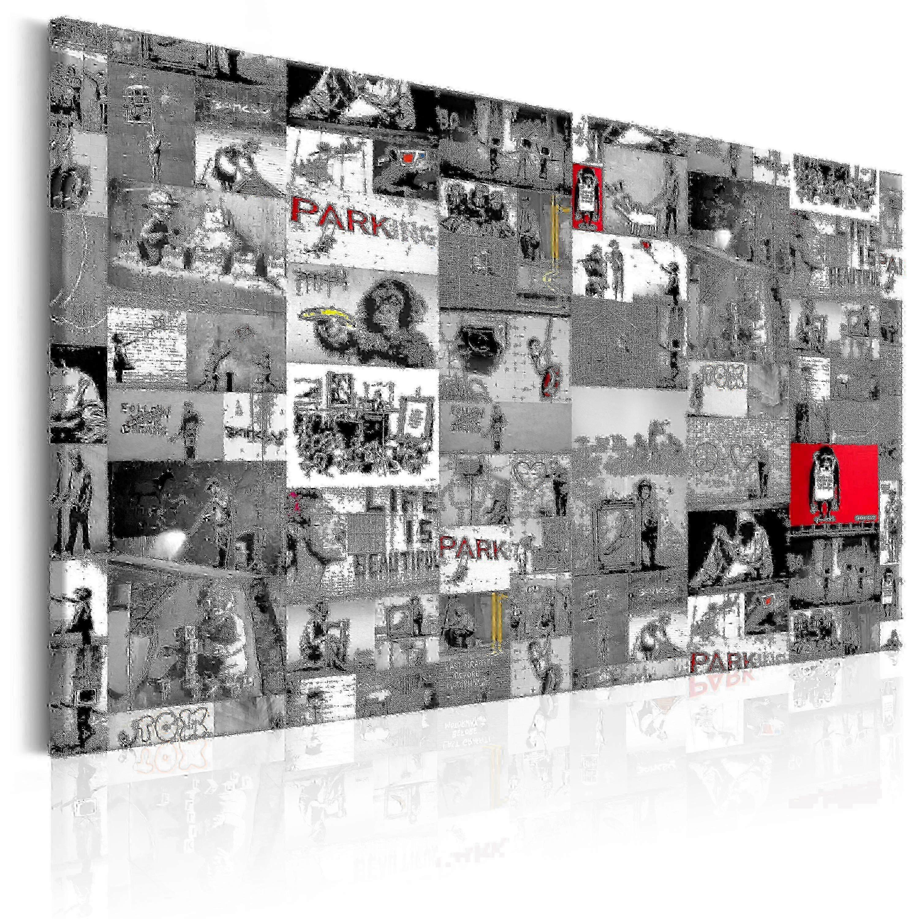 Canvas Print - Artă stradală: Banksy