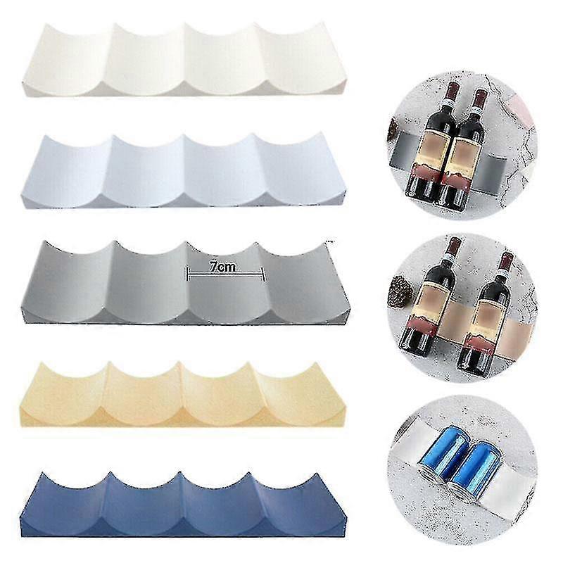 Fridge Organiser Wine Beer Stacking Bottle Rack Kitchen Space Saving Can Holder