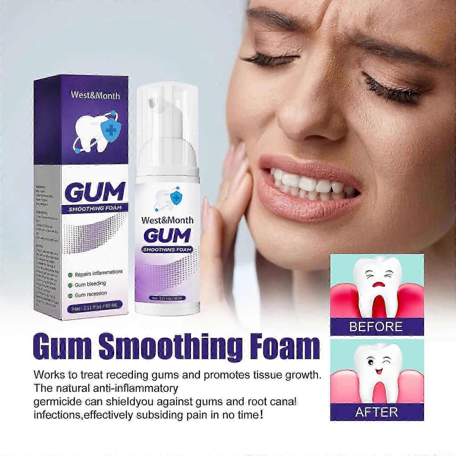 West & Month Gum Care Foaming Mousse 60ml