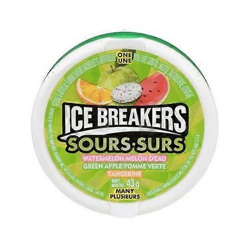 Ice Breakers 苹果橘和西瓜味酸薄荷糖,6 个装(6 个装)